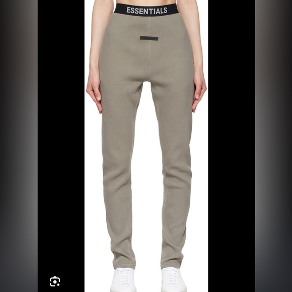 ESSENTIALS WAFFLE PANTS - Picture 2 of 3